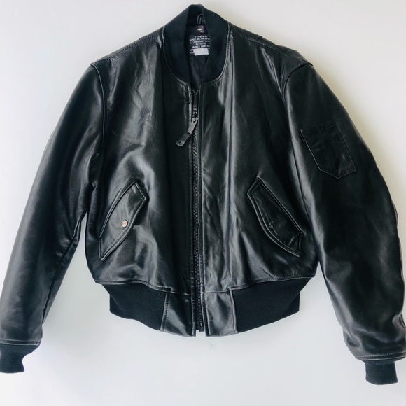 Vintage Flight Leather Jacket 